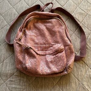 Mossimo Supply Co Pink Sequin Backpack